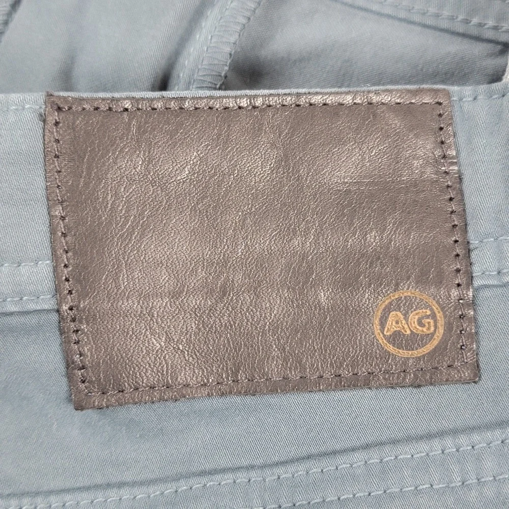 AG Adriano Goldschmied Mens The Graduate Tailored Leg Pants Tech Work Blue 32x34